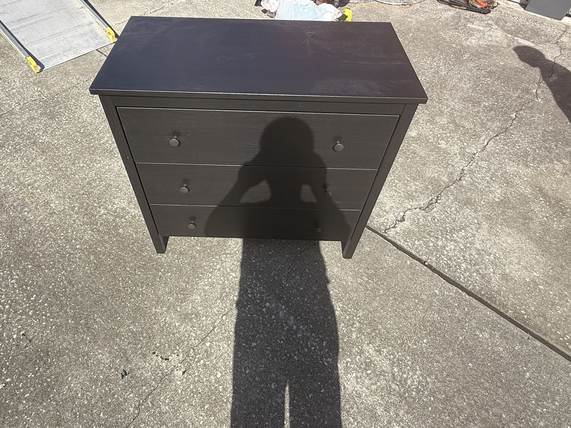 Small Black Dresser