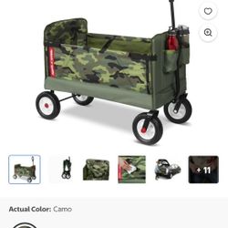 Radio Flyer Folding Camo Wagon