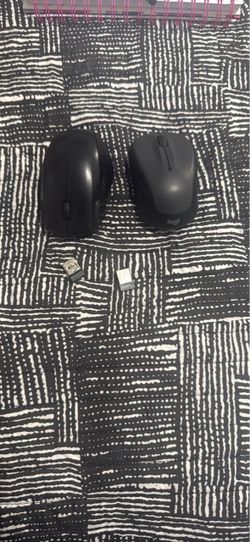 Logitech & Best Buy Essentials Wireless Mouse Lot of 2