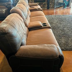 Large leather Couch-free