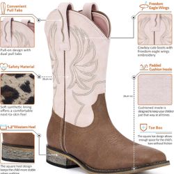 Cowgirl Western Square Toe Boots