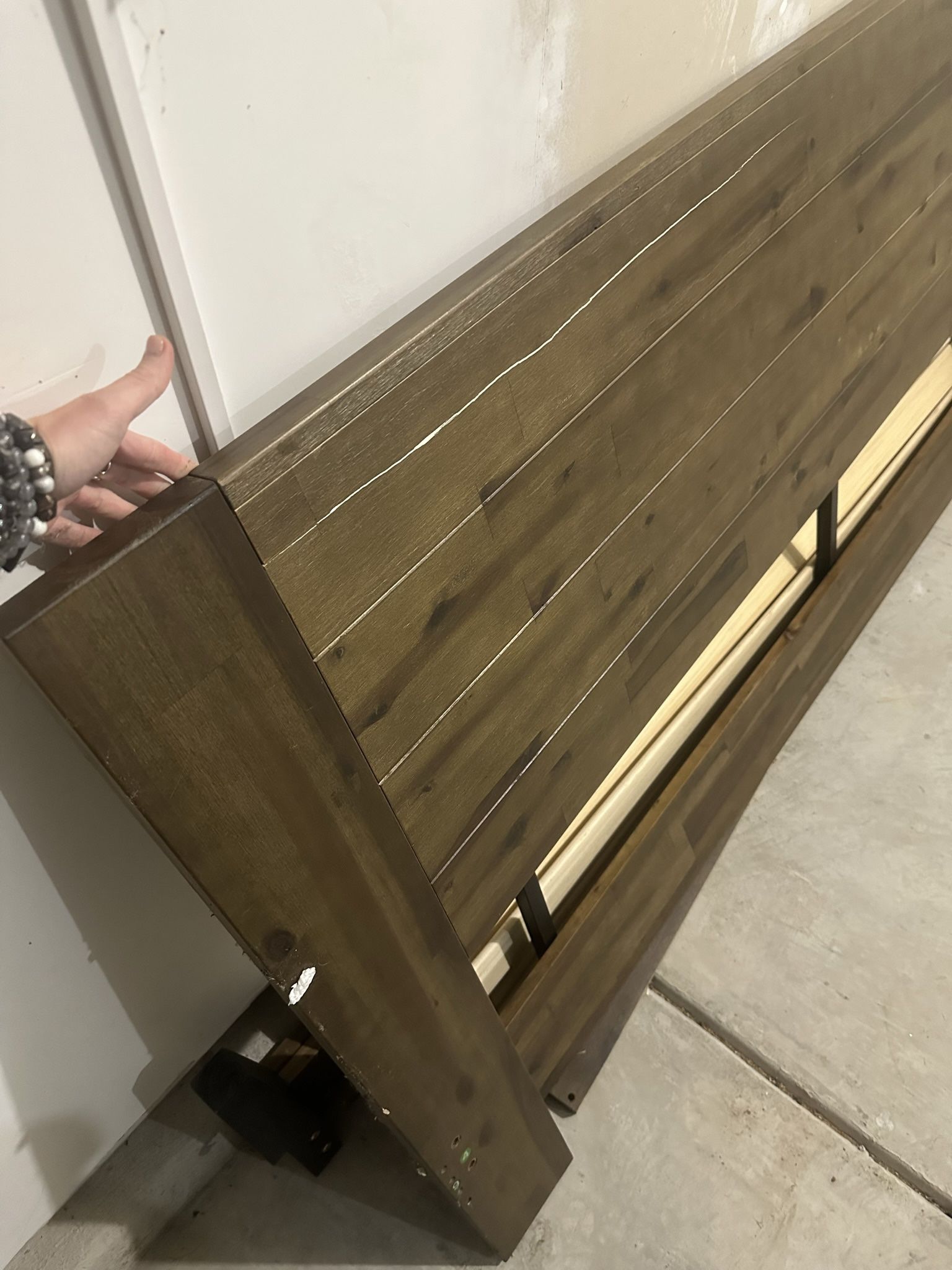 Kira Solid Wood Low Profile Platform Bed