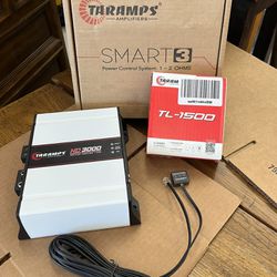 TARAMPS HD 3000 car Stereo Speaker Amplifier SMART CONTROL System TL-1500 BASS BOOST 3 channels