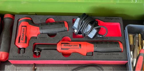 Snap-on Cordless Driver & Right-Angle Driver Set