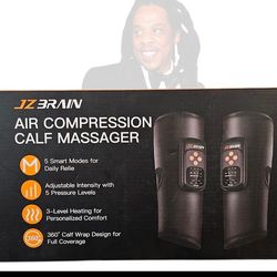 JZBRAIN Air Compression Calf Massager w/ Heat 5 Modes Leg Circulation NEW