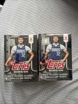 2025-26 Topps Basketball Target Exclusive Black Friday Blaster Box Lot of 2
