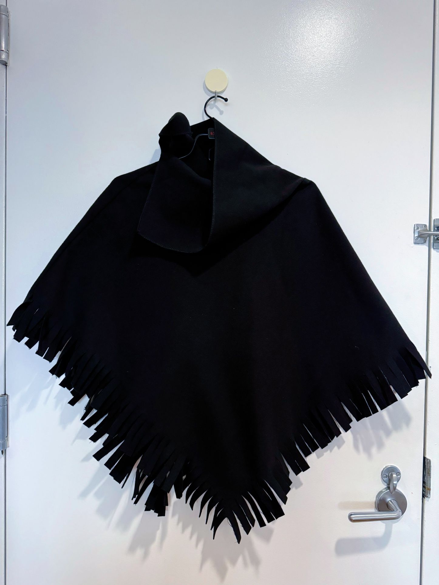 Blend Fringe Trim Poncho  