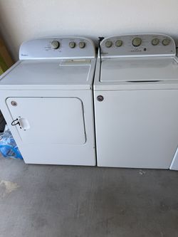 Whirlpool Top load washer and Electric Dryer