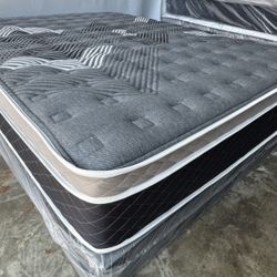 Queen Oasis Thermal Comfort Europillow Top 12inch Mattress!!