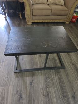 Brown center table