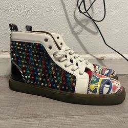 Christian Louboutin Spikes Red Bottoms Men’s