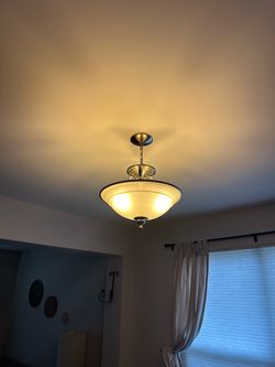 Beautiful Brushed Nickel Light Fixture