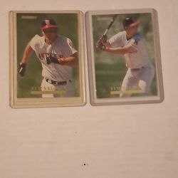 2 1994 Fleer Tim Salmon Baseball Cards