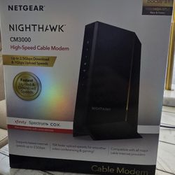 Netgear CM3000 MODEM/ WARRANTY