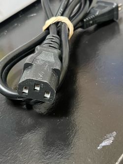 Universal 3 Prong AC Power Cord Cable IEC C13 For PC Computer Monitor TV Printer PS3 Xbox