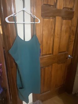 Green Pop Fit Dress