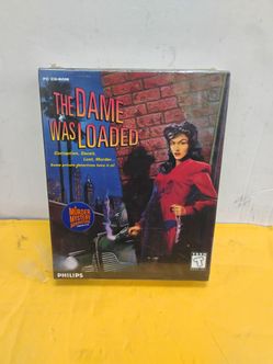 Big Box" PC CD-ROM release of the 1996 adventure game The Dame Was Loaded / factory sealed