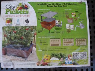 New Self Watering, Raised Bed Grow Box