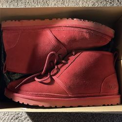 Red Uggs shoes size 11