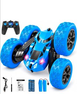 Brand new Remote Control Car, RC Cars Toys for Kids Ages 6-12, 2.4GHz RC Stunt Truck with 360° Double-Sided Flips, 4WD Off-Road Racing, Christmas Birt