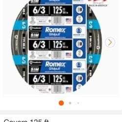 125 ft. 6/3 Black Stranded CerroMax SLiPWire Copper NM-B Wire