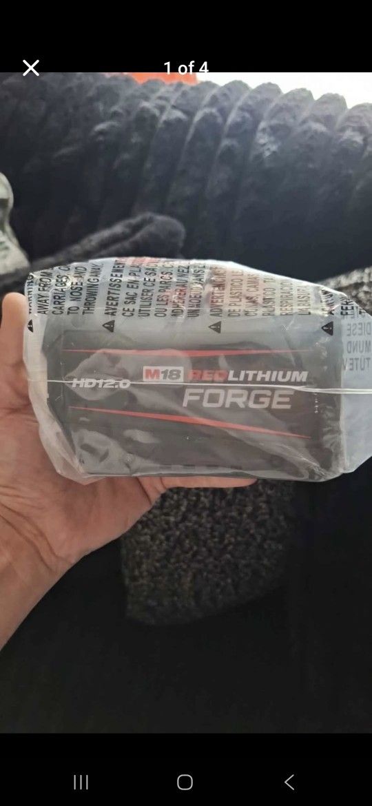 Milwaukee 18v Red Lithium Forge 12.0 Battery