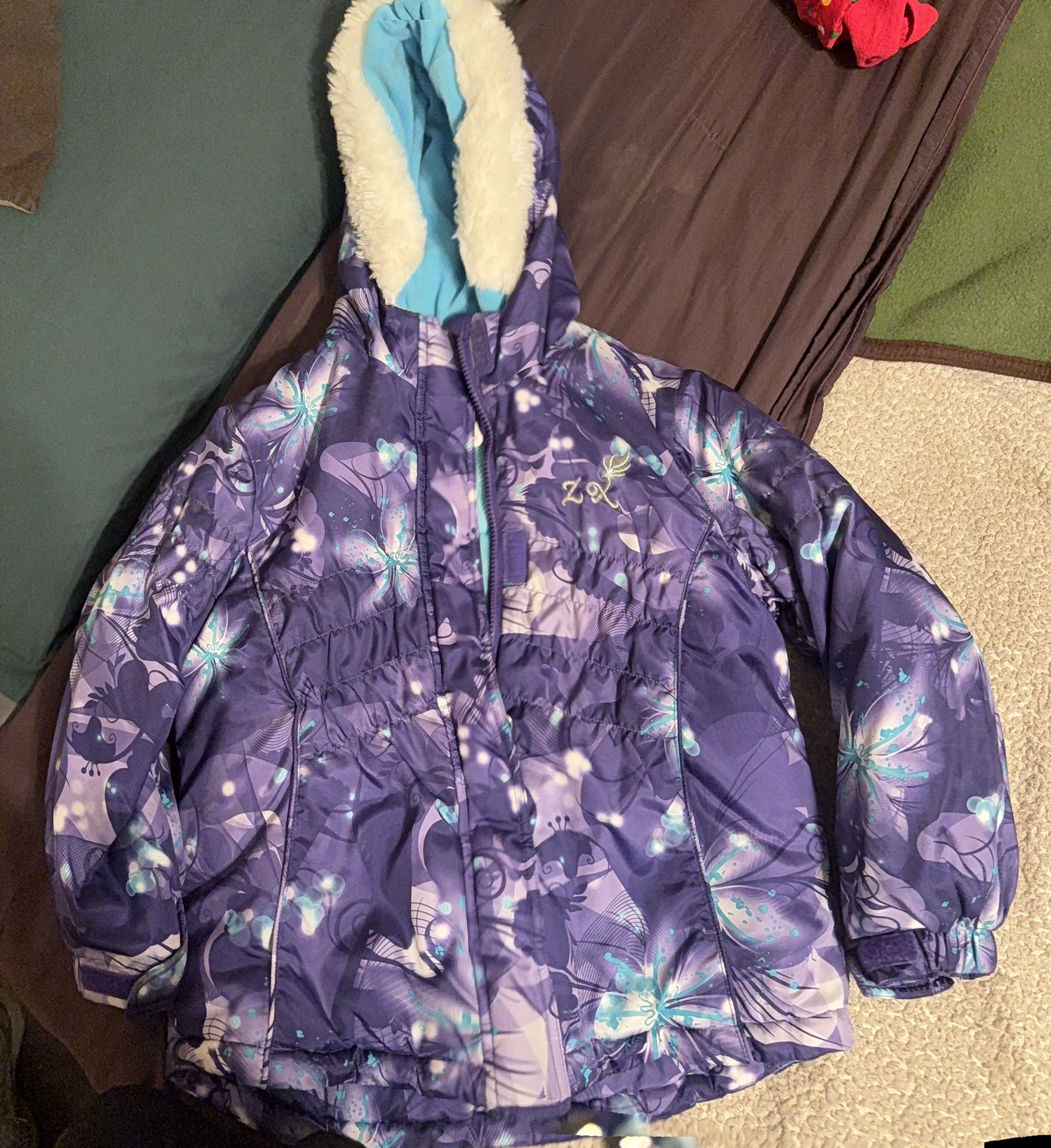 Little Girls Coat, Size 6X Practically New