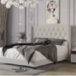 Aadvik Tufted Upholstered Standard Bed Set