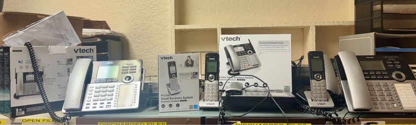 VTech 4-Line Small Business Phone (CM18445) - Complete Bundle