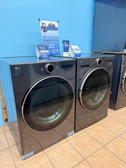 LG 5.0 Cu.Ft. Front Load Washer and 7.4 Cu.Ft. Gas Dryer (Stackable)