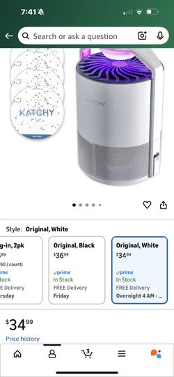 Katchy indoor fly trap 