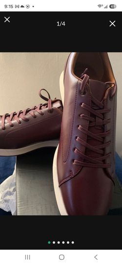 Men's lace-up Oxblood Sneakers Shoes Brand new