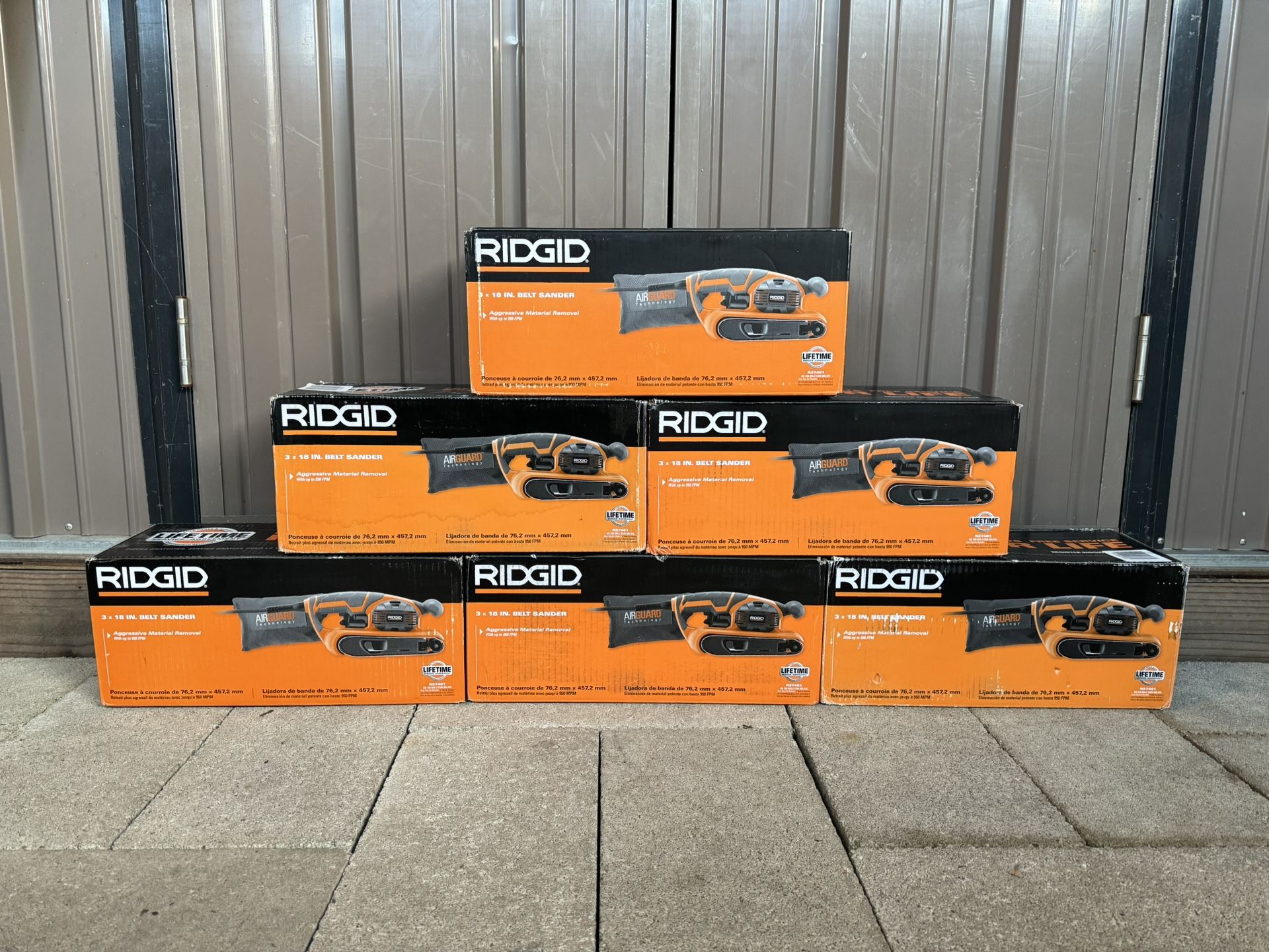 Ridgid 3” x 18” Belt Sander