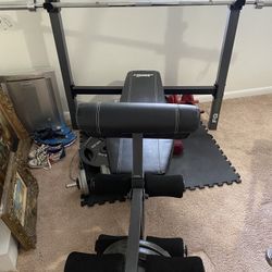 Weight Bench With Weights $170