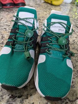 Boys Green and White EQT Support ADV Sneakers