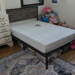 Full Bed Includes Mattress and Headboard/Frame