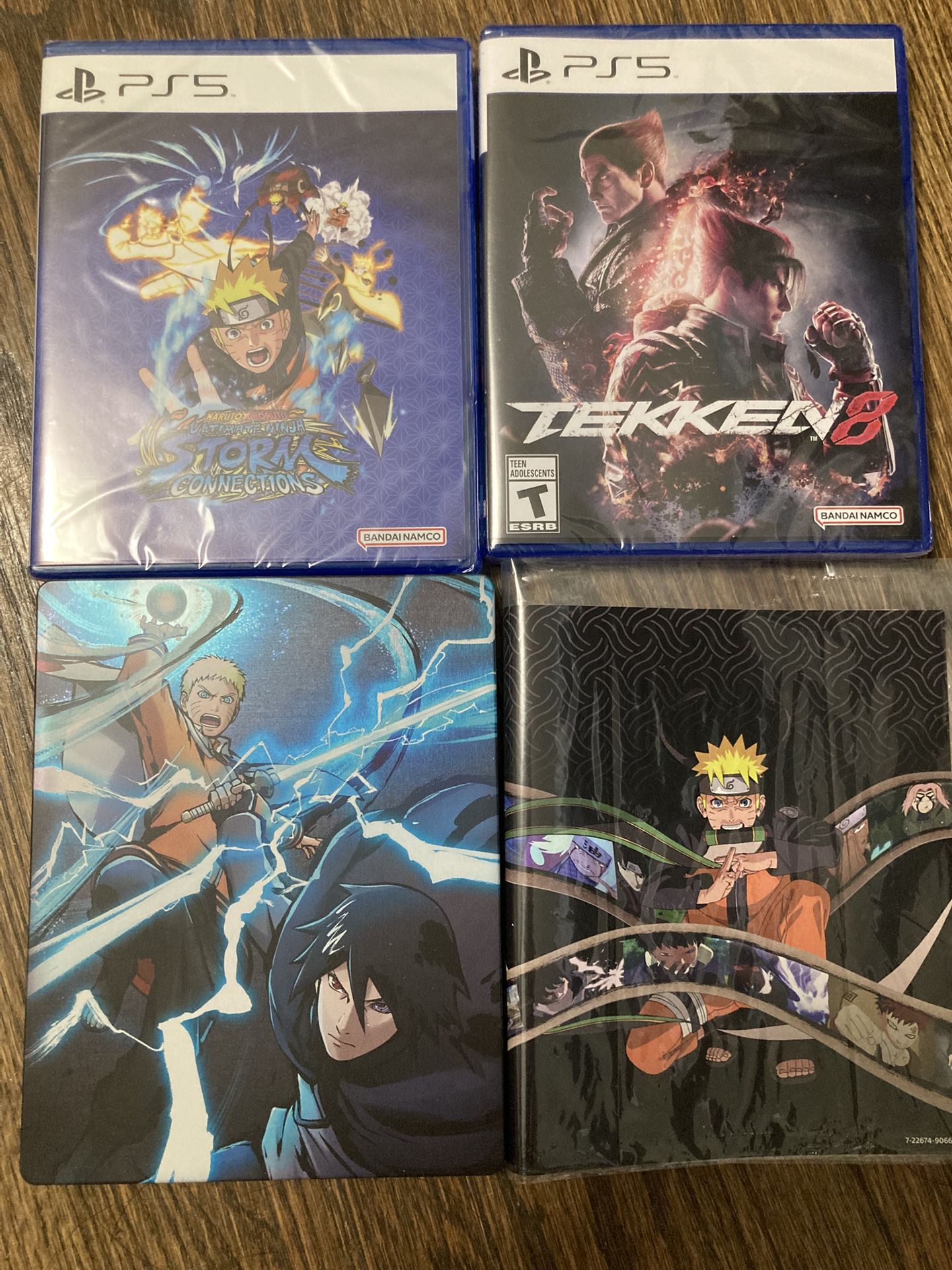 NARUTO X BORUTO Ultimate Ninja Storm Connections Tekken 8 Ps 5 Steel Book Case C