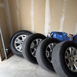 Stock Wheels And Tire For 2021 Chevy Colorado