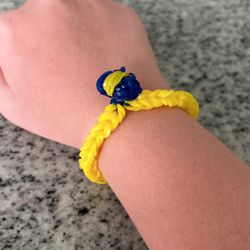 Yellow Bracelet With Charm