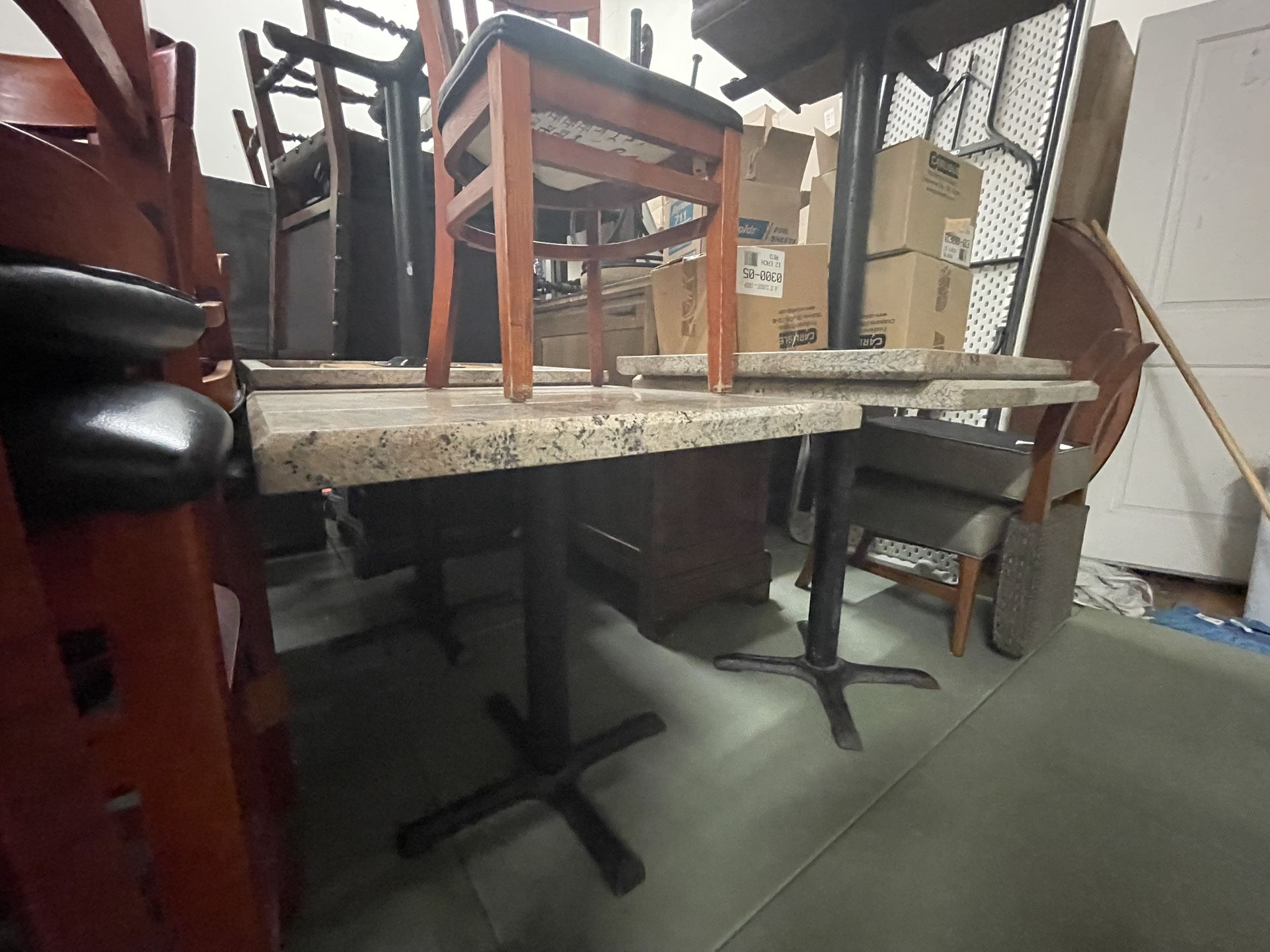 Square Granite Table