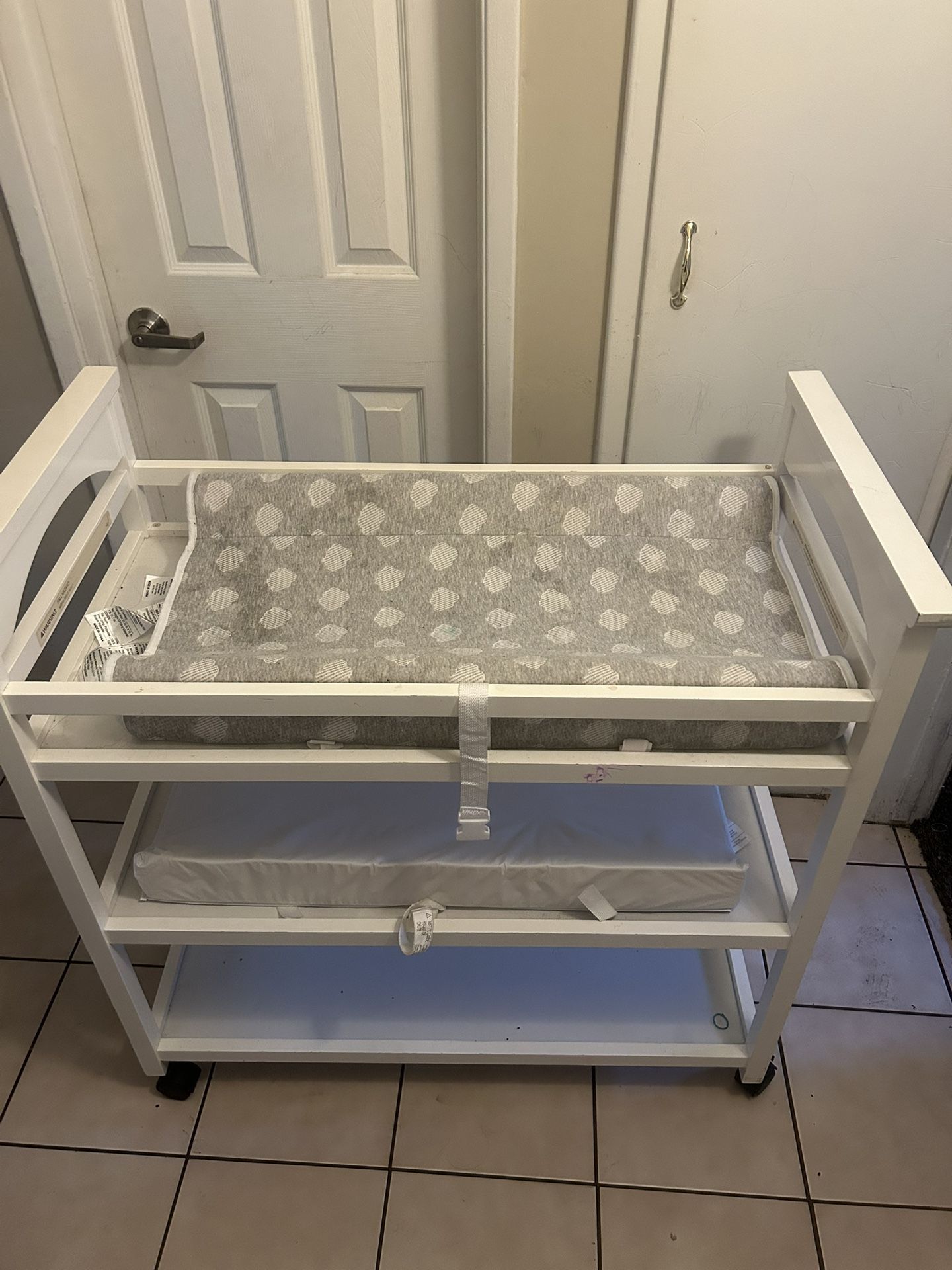 Changing Table With Extra Mat