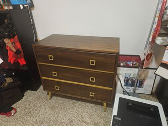 Brown Wooden Dresser