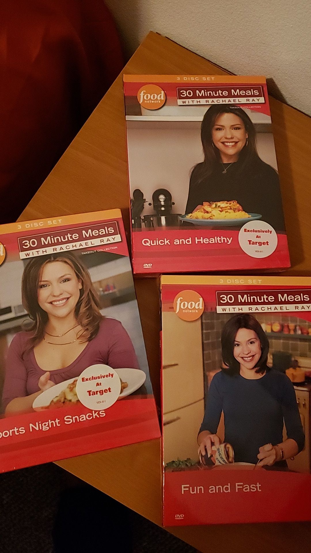 Rachael ray DVDs 30 minute meals