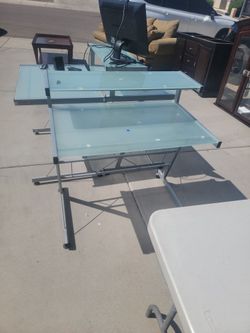 Glass Top Desk