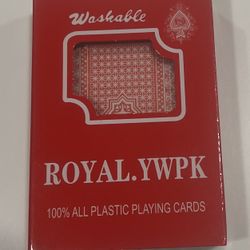 Washable Plastic Playing Cards 