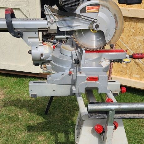 Craftsman 12 sliding compound miter saw deals
