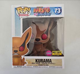 Flocked Kurama Hot Topic Exclusive Funko Pop