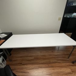 White Office Desk