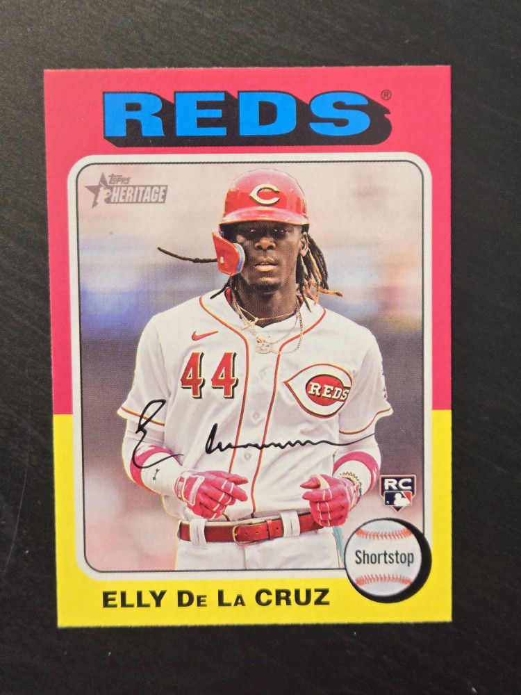 Elly De La Cruz RC - 2024 Topps Heritage #473 Rookie - Cincinnati Reds