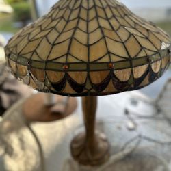 2- Colour Creations Timeless Serenity Stained Glass Lamp